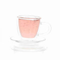 Popular Glass Tea Cup With Saucer